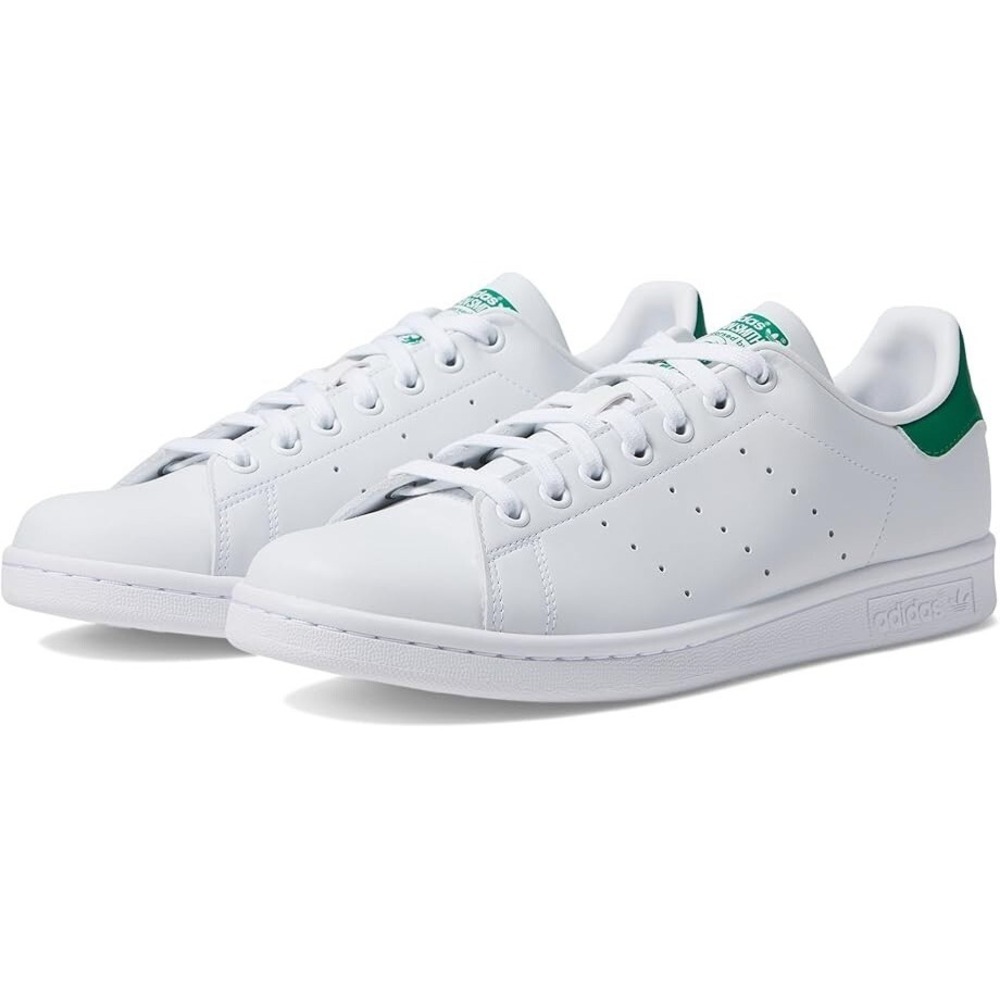 adidas® (Men's SIZE 20 M) Originals Stan Smith™ Tennis Shoes in White/Green